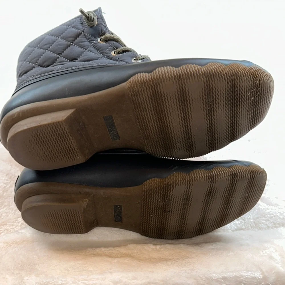 Sperry Top-Sider Blue Winter & Rain Boots With Quilted Interior Lining Women 7.5 - Picture 10 of 11